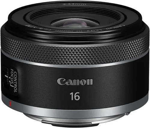 Canon Lente RF16mm F2.8 STM, ultra gran angular, lente principal de longitud focal fija, compatible con cámaras sin espejo de la serie EOS R, color