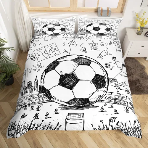 Miniatura 38 de Erosebridal Juego de ropa de cama para niños de construcción tamaño individual para niños, cubierta de edredón para camiones excavadoras, juego