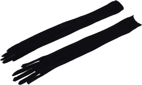Miniatura 3 de ACSUSS Guantes largos de nailon para mujer con longitud del codo