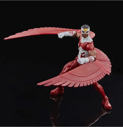 Miniatura 5 de Marvel Legends Series Marvel's Falcon - Figura de acción de 6 pulgadas con embalaje retro juguete, 3 accesorios
