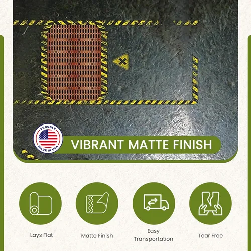Miniatura 7 de IT'S A SKIN Tapete de juego – Juego de iniciación de mesa de 22 x 30 pulgadas – Compatible con Warhammer 40k Kill Team – Tapete de batalla