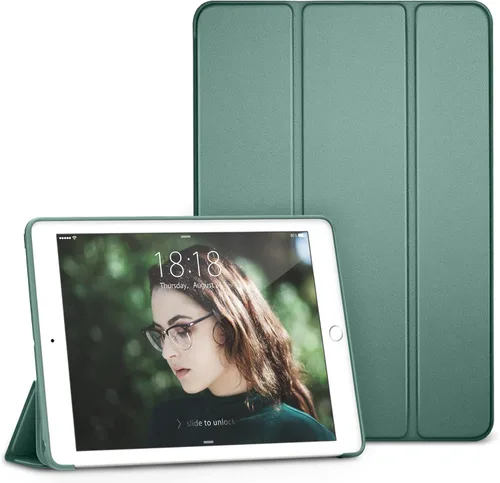 Miniatura 11 de Carcasa para iPad Mini 4, DTTO, antirraspones, ultradelgado, liviano, con autoencendido y autoapagado, cubierta con soporte de triple doblado