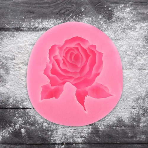 Miniatura 6 de Rose Collection - Molde de silicona para fondant, molde para decorar pasteles de fondant, molde de decoración de pasteles, flor y rosa, jabón