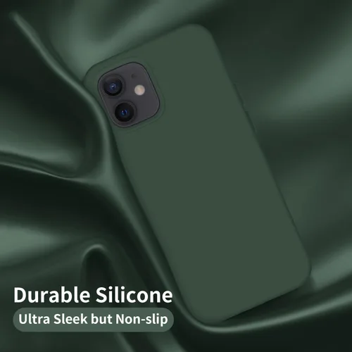 Miniatura 3 de Cordking Funda diseñada para iPhone 12, diseñada para iPhone 12 Pro, funda de teléfono de silicona a prueba de golpes