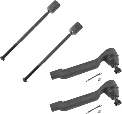 Miniatura 104 de TRQ Juego de barras de acoplamiento delanteras interiores y exteriores de 4 piezas compatible con Jeep Cherokee 1991-2001 y Comanche 91-92