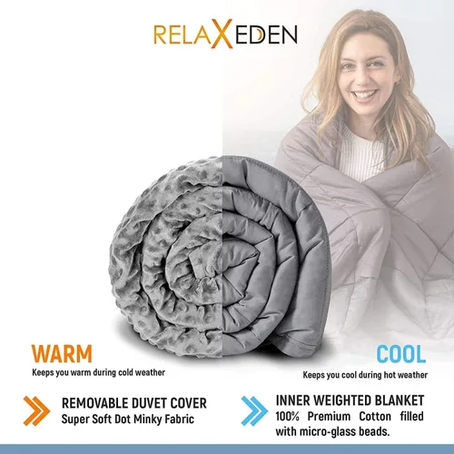Miniatura 2 de Manta con peso Relax Eden y funda de edredón extraíble y lavable
