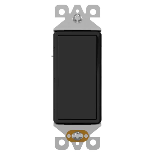 Miniatura 27 de AIDA Paquete de 1 interruptor de luz basculante Decora de 3 vías, interruptores de luz eléctricos con conexión a tierra automática de 15 amperios