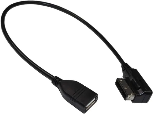 HQRP Adaptador de cable MDI MMI/USB compatible con Volkswagen Sharan, Touran, Tiguan, Touareg, Audio MP3 Music Interface Adapter