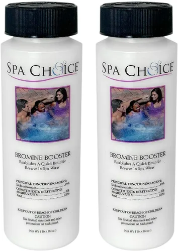 Miniatura 7 de SpaChoice Potenciador de bromo prémium de 1 libra, bromuro de sodio para jacuzzi, fabricado en Estados Unidos