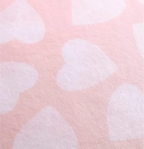 Miniatura 5 de Betsey Johnson - Manta para sofá o cama, manta súper suave y extragrande de aspecto audazmente mullido (corazón punteado rosa, 50" x 70")