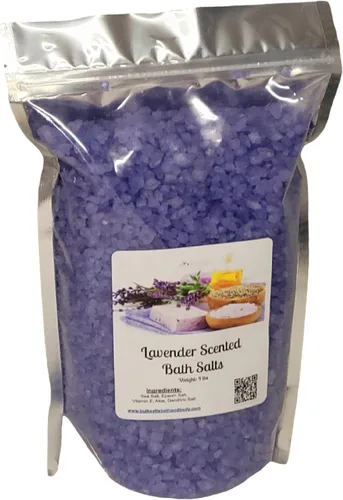Miniatura 18 de Sales de baño Bolsa de 4 lb (64 oz.) Elija su aroma Sal de Epsom Sal marina Baño Cuidado corporal Belleza Relajación Spa