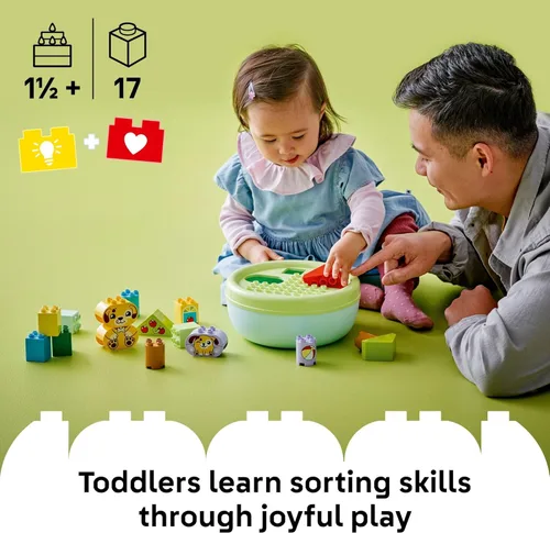 Miniatura 2 de LEGO DUPLO Mi primer clasificador de formas: juguete sensorial de casa de cachorro para niños pequeños - Juego de aprendizaje y clasificación