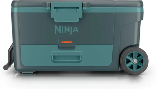 Miniatura 11 de Ninja Enfriador Enfriador FrostVault de 45QT con ruedas Aislado con cajón de almacenamiento Temp Dry Mantiene el hielo frío durante días