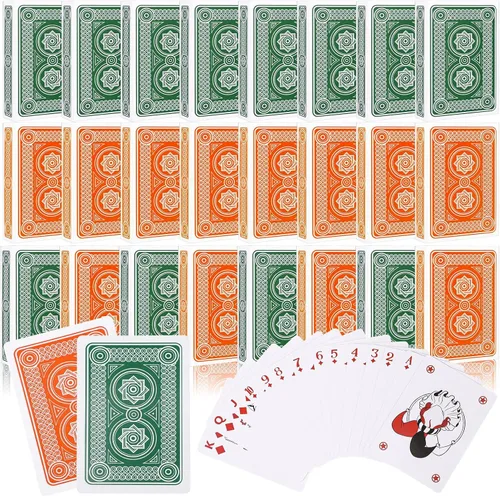 Miniatura 7 de Zubebe 12 Mazos de Cartas, Barajas de Cartas al Por Mayor en Tamaño Póker, Barajas de Póker Estándar para Actividades de Niños y Adultos