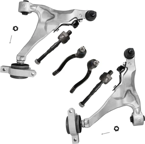 Miniatura 180 de Detroit Axle - Kit de extremo delantero para Chrysler 300 Dodge Charger Challenger 2011-2023, 2 brazos de control inferiores traseros 2 varillas