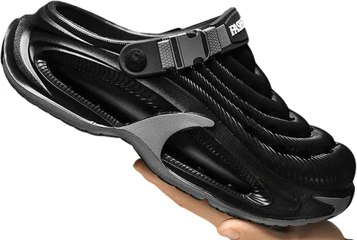 ASHALI Zuecos unisex para jardín y playa con soporte de arco, zapatos impermeables para hombres y mujeres, sandalias ligeras y cómodas para
