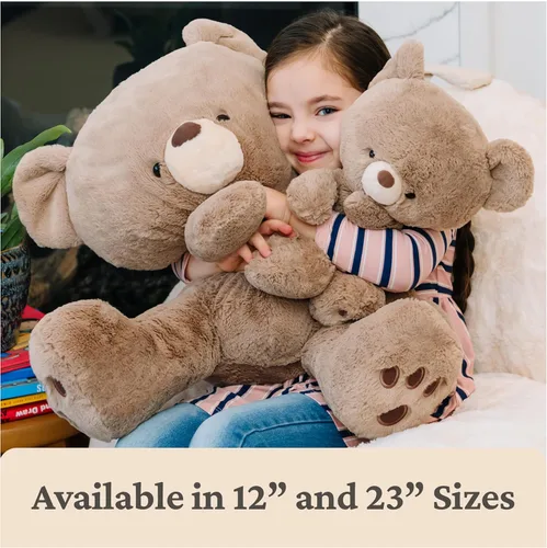 Miniatura 7 de GUND Oso de peluche Kai, animal de peluche prémium para edades de 1 año en adelante, vainilla/crema, 12 pulgadas