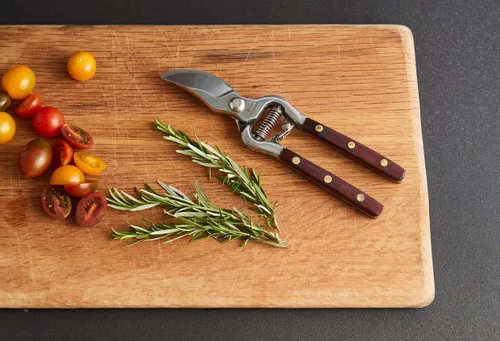Miniatura 3 de Verve CULTURE - Tijeras de cocina tailandesas y tijeras de podar para jardinería, hechas a mano, multiusos, con cuchillas de acero inoxidable y asas