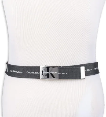 Miniatura 6 de Calvin Klein de los hombres ajustable Firma algodón belt-white