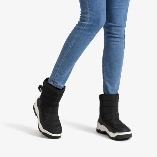 Miniatura 5 de DREAM PAIRS Botas de nieve de invierno para mujer, impermeables, aisladas, cálidas y cómodas, de piel sintética, botas cortas de moda