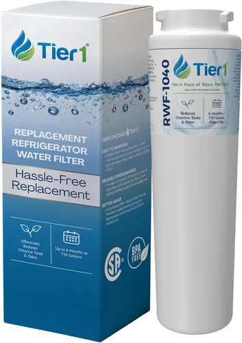 Tier1 Filtro de agua para refrigerador RWF1040 UKF8001 | Reemplazo para Whirlpool EDR4RXD1, Maytag 4396395, rwf0900a, fl-rf07, fmm-2 | Hasta 6 meses