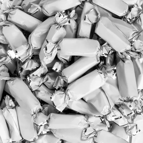 Miniatura 4 de Caramelos blancos envueltos individualmente, bolsa de 2 libras, aproximadamente 190 piezas