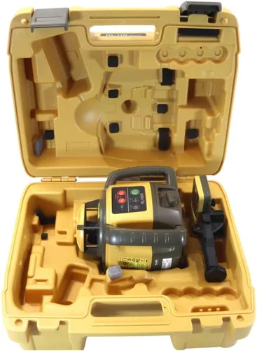 Miniatura 3 de Topcon RL-H5A Kit de nivel láser rotativo autonivelante horizontal - Receptor LS-80X, batería NiMH y cargador de rango de 2600 pies, precisión de ±