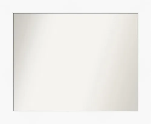 Miniatura 9 de Amanti Art Espejo de pared blanco de 30 x 42 pulgadas, espejo de baño rectangular blanco para decoración de pared de sala de estar, marco Parlor