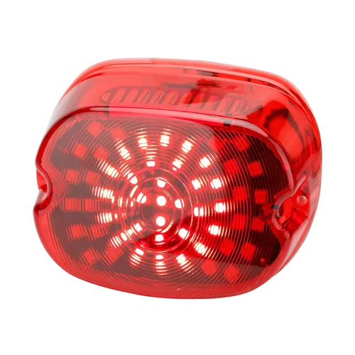 Miniatura 8 de Luz trasera LED para motocicleta, luz trasera roja, intermitente, luces de freno de perfil bajo, repuesto para Harley Dyna Sportster 883 1200 Road