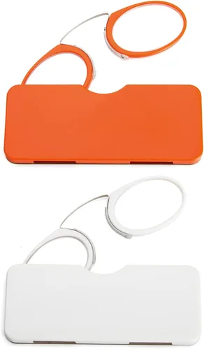 Miniatura 12 de DXYXYO Mini Gafas de Lectura Sin Brazos con Clip para la Nariz para Hombre y Mujer, 2 Pack, Lectores delgados y Compactos con Estuche Portátil