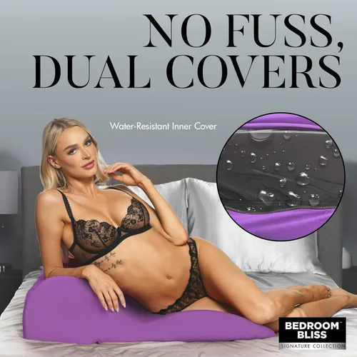 Miniatura 5 de Bedroom Bliss - Cojín contorneado para hombres, mujeres y parejas. Diseño ergonómico con curvas para posicionamiento sexual y penetración profunda.
