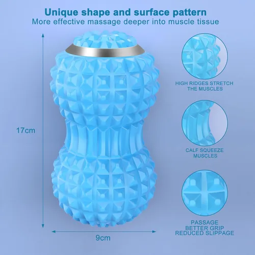 Miniatura 3 de Uppye Pelota de masaje vibratoria para aliviar el dolor, pelota de movilidad para terapia física y recuperación de entrenamiento, herramientas