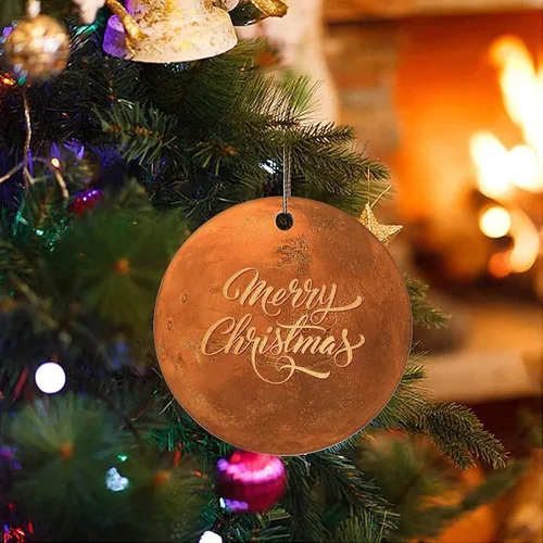 Miniatura 3 de Cheyan Cosmic Galactic Planet Christmas Ornament, Christmas Tree Ornament for Christmas Home Decor Astronomy Fans Porcelain Ornament Xmas Hanging