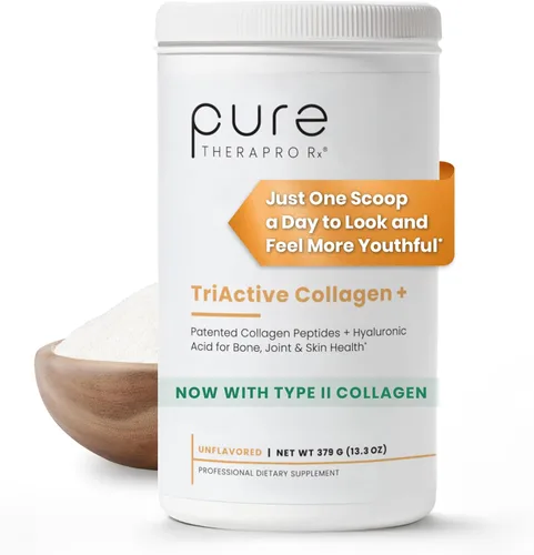 Miniatura 9 de Pure Therapro Rx TriActive Collagen+ Orange, colágeno en polvo para cabello, piel, uñas, huesos y articulaciones, colágeno en polvo hidrolizado