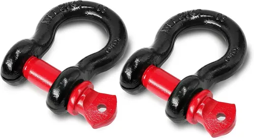 Miniatura 15 de Grillete de anillo en D de 1/2 pulgada con pasador de tornillo de 5/8 pulgadas, límite de carga de trabajo 2T (WLL) / 12T (26,455 libras)