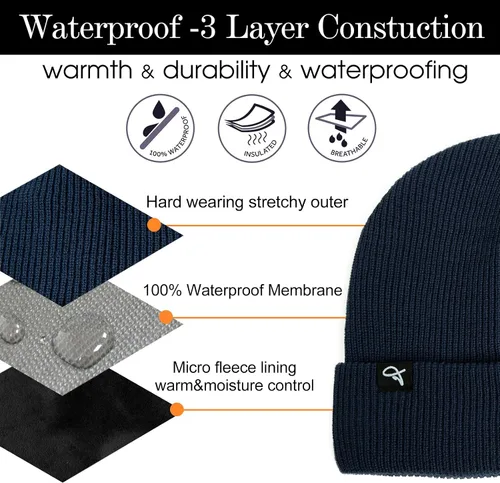 Miniatura 2 de TOP-EX Gorro impermeable con forro polar LXLXXL para todo tipo de clima cálido