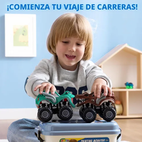 Miniatura 7 de JOYIN Kit de manualidades para niños Construye y pinta tu propio coche monstruo Kit de arte y manualidades Set de juguetes DIY Haz tu propio camión