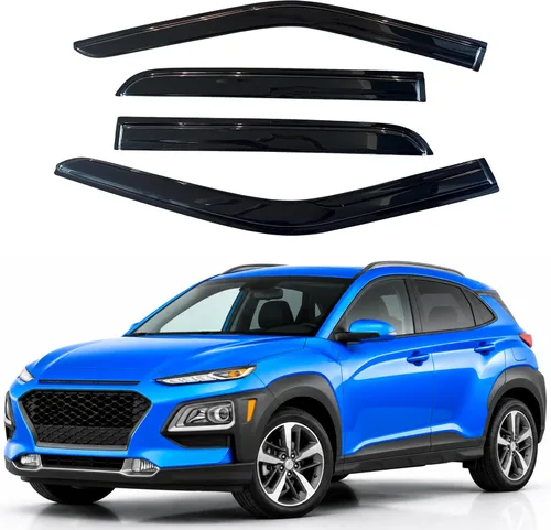 Miniatura 273 de Visor para ventana IG para Hyundai Venue 2020-2023, protector contra la lluvia, adhesivo extra duradero, deflector de viento para lado