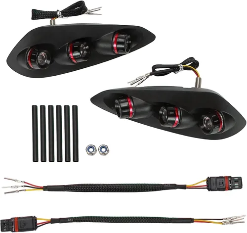 Miniatura 9 de 2 indicadores de señal de giro delanteros o traseros para motocicleta, compatibles con BMW R1100/R1150/R1200/R850 1994–2007 (ámbar)
