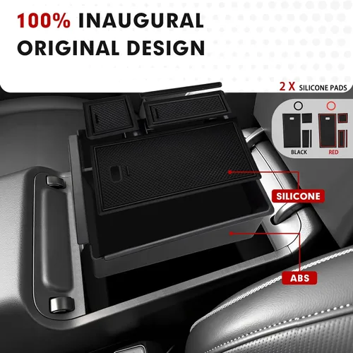 Miniatura 4 de Autorder Organizador de consola central para Hyundai Santa Cruz 2022-2026, accesorios para reposabrazos de automóvil, caja de almacenamiento