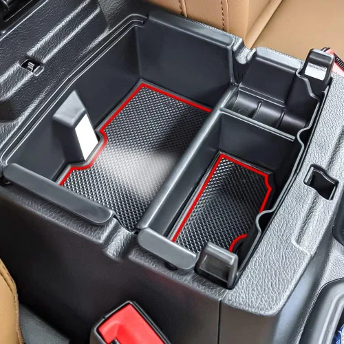 Miniatura 10 de Organizador de consola central compatible con accesorios Jeep Wrangler JL y JLU 2018 2019-2024 2025 2026, Gladiator JT Truck 2020 2021 2022 Azul