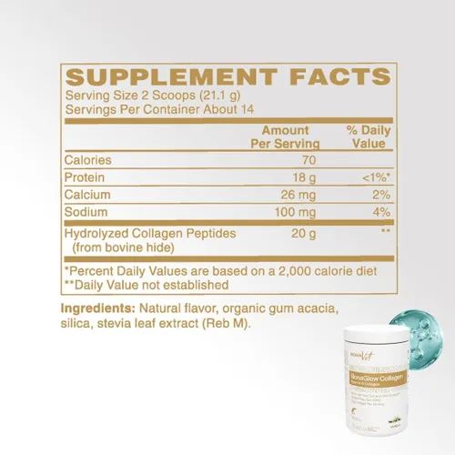 Miniatura 3 de Polvo de péptidos de colágeno - Alta dosis de 0.71 oz de colágeno + 0.63 oz de proteína - Colágeno hidrolizado tipo I y III con probióticos