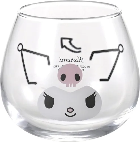 Miniatura 6 de Sanrio 501131 Hello Kitty - Vaso tambaleante, 11.8 fl oz (10.8 fl oz), cara