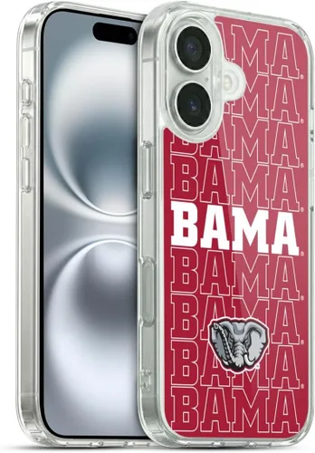 Miniatura 359 de Head Case Designs Funda de gel suave con licencia oficial de la Universidad de Alabama UA Collage compatible con Apple iPhone 13 Pro Max