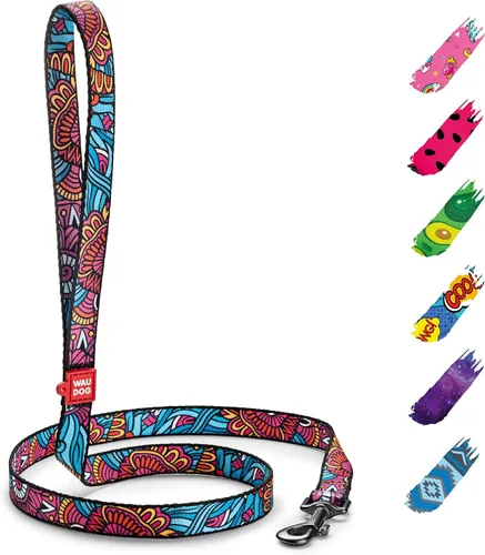 Miniatura 10 de WAUDOG Correa de nailon para perro, 4 pies, fuerte y resistente para perros y cachorros grandes y medianos