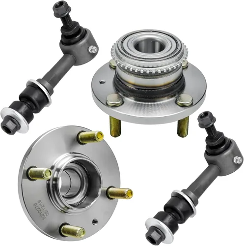 Miniatura 81 de Detroit Axle - Kit de nudillos de dirección delantera izquierda para Ford Edge Lincoln MKX 07-10, cojinete de rueda del lado del conductor, nudillo