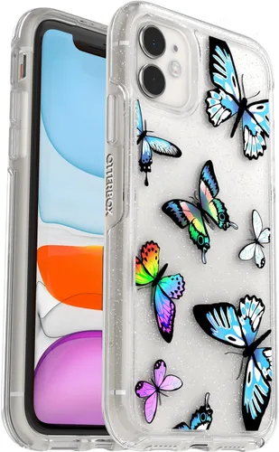 OtterBox Symmetry Clear Series - Funda para el iPhone 11, diseño de mariposas Y2K Mariposa Y2K