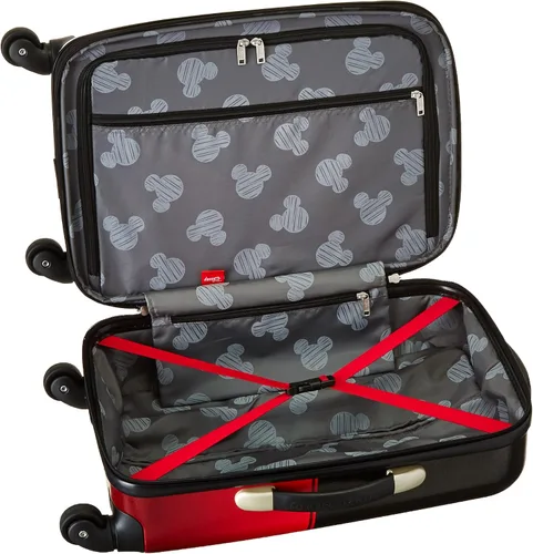 Miniatura 6 de American Tourister - Maleta rígida con ruedas giratorias de diseño Disney Pantalones Mickey Mouse Carry-On 21-Inch disney hardside equipaje