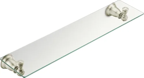 Miniatura 6 de Moen YB5490ORB Kingsley - Estante decorativo de cristal para tocador de baño, 20 pulgadas de ancho x 5 pulgadas de profundidad, bronce aceitado Oil