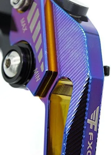 Miniatura 5 de FXCNC Palancas de embrague de freno 5D para YFM700 Raptor 700R 2000-2006, Banshee 350 YFZ350 2002-2008, Wolverine 350 YFM350FX 2002-2005, Blaster